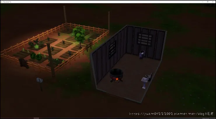 用現有資金勉強蓋了間房（？）