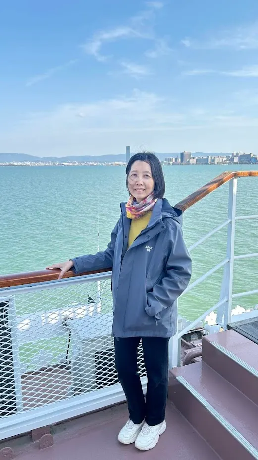 船上可拍照的地方很多