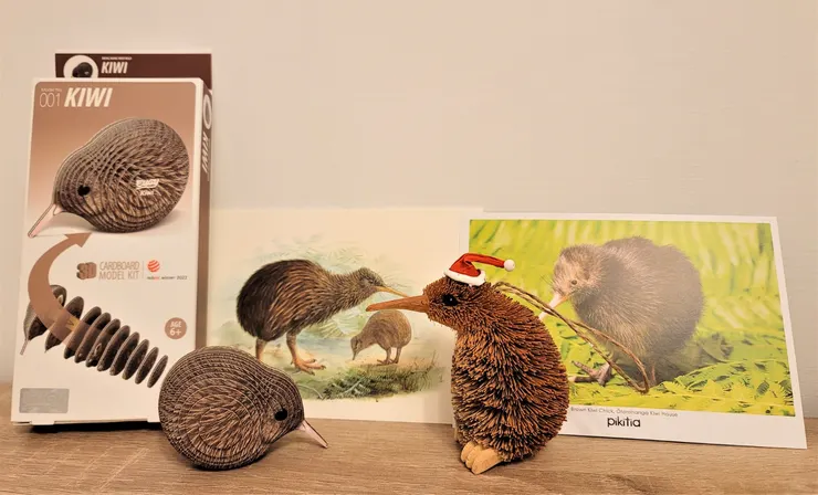 各種以奇異鳥為賣點的特產，是紐西蘭旅遊絕佳伴手禮