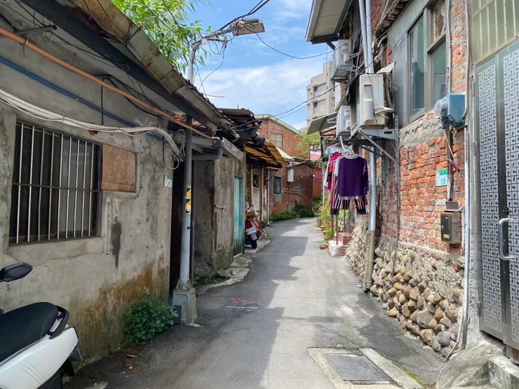 頂公館老聚落。公館街61巷