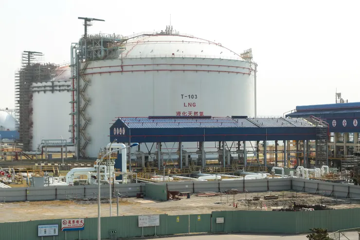 中油公司台中液化天然氣廠。