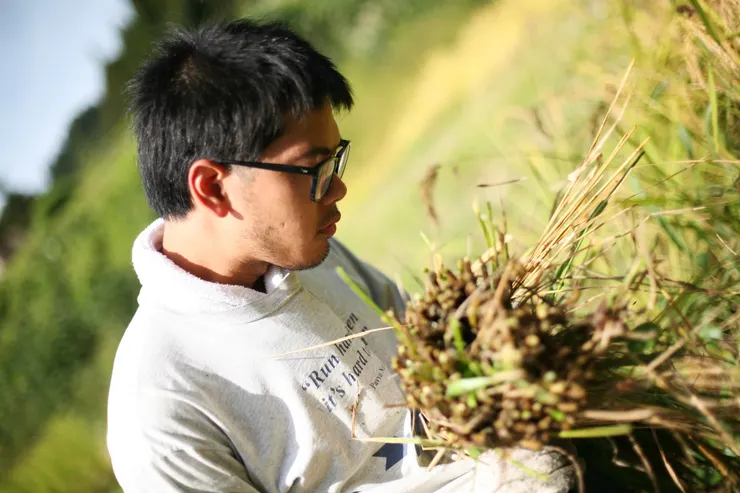 ▲「大地予我」的策劃人林自立。（阿G 攝）