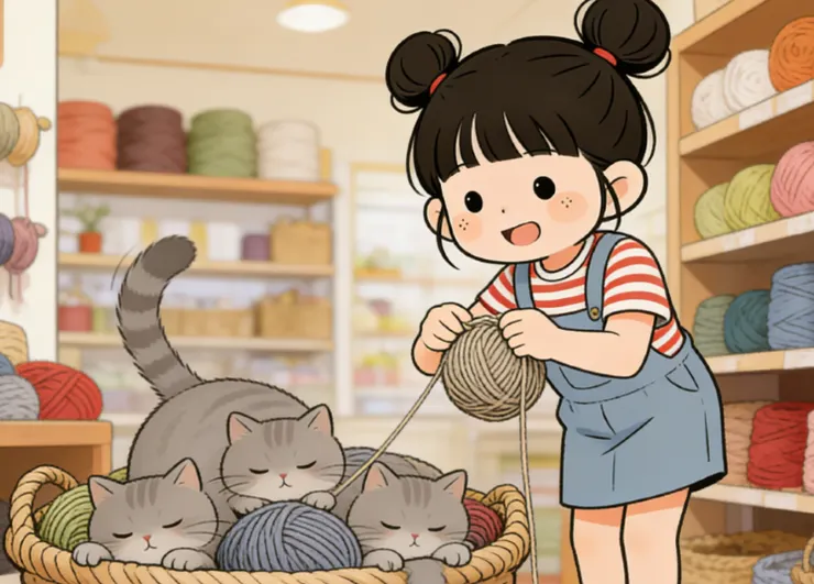 不是所有貓咪都喜歡玩毛線哦！有些貓咪可能因為性格、年齡的原因，對毛線一點興趣都沒有，這真的很正常，大家千萬別強迫牠們玩