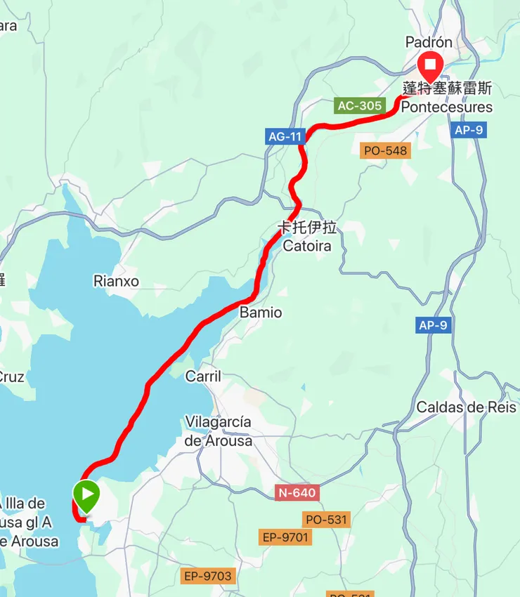 這是船行走的路徑其實蠻遠的