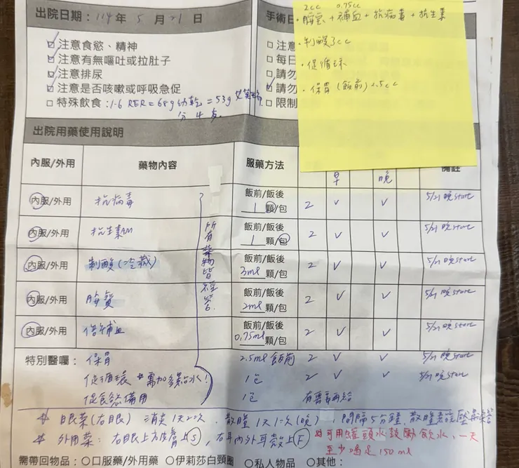 0521第二次出院