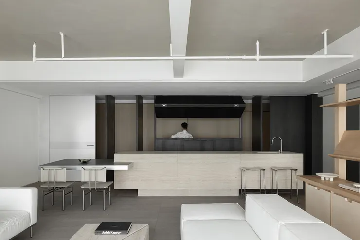 INFINITY STUDIO設計|深圳黑白灰極簡主義——時尚設計師的生活空間