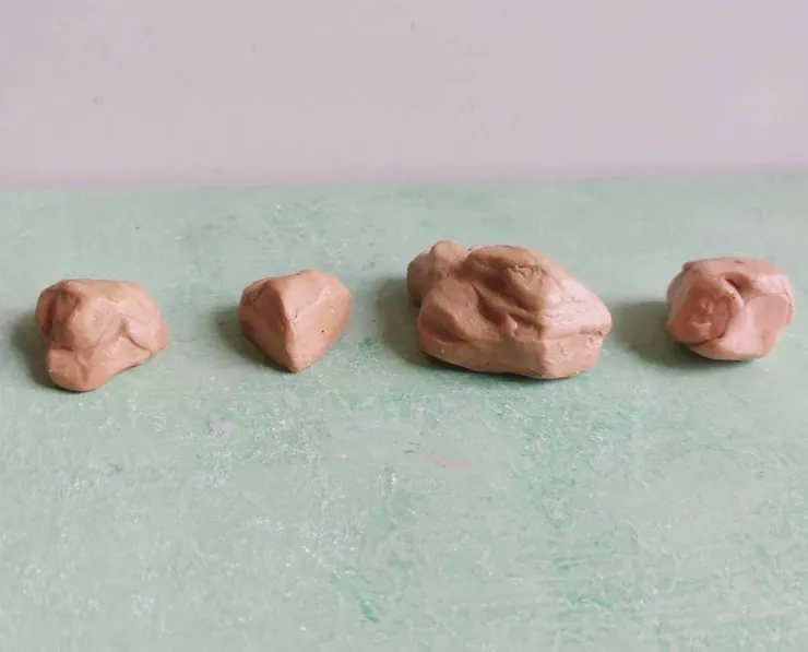 2021／手工油土雕塑