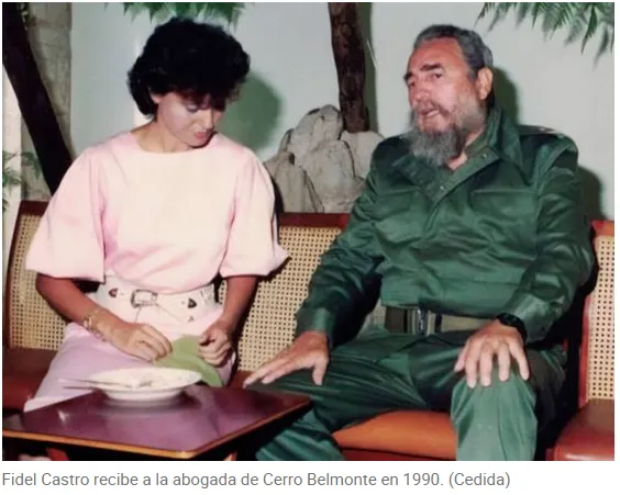 卡斯楚與貝丘區的律師，圖片截自El Confidencial新聞網