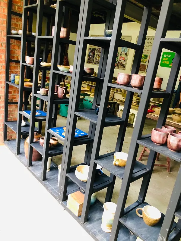 陶藝作品的擺飾