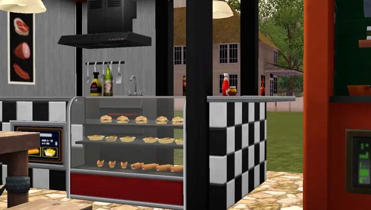 這攤檔也有立食區，但位置有點窄...