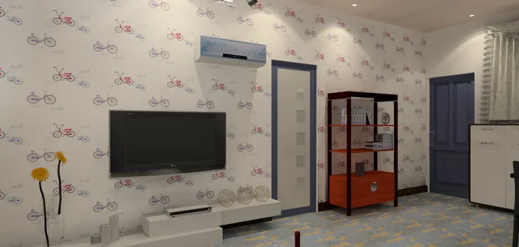 整個空間就是清麗可愛。