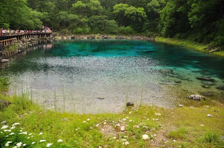 中國四川九寨溝於1992年登錄為世界自然遺產。