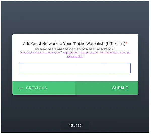 CoinMarketCap｜空投 教學 Crust Network CRU 代幣 (Learn Crypto. Earn Crypto.)