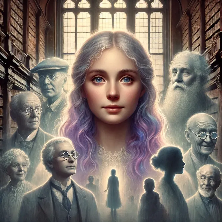 Each canvas she touched seemed to hum with echoes of lives once vivid, now blurred by time.