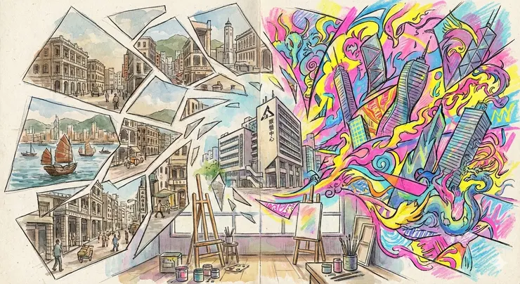 香港藝術中心四樓的《陳福善畫室》