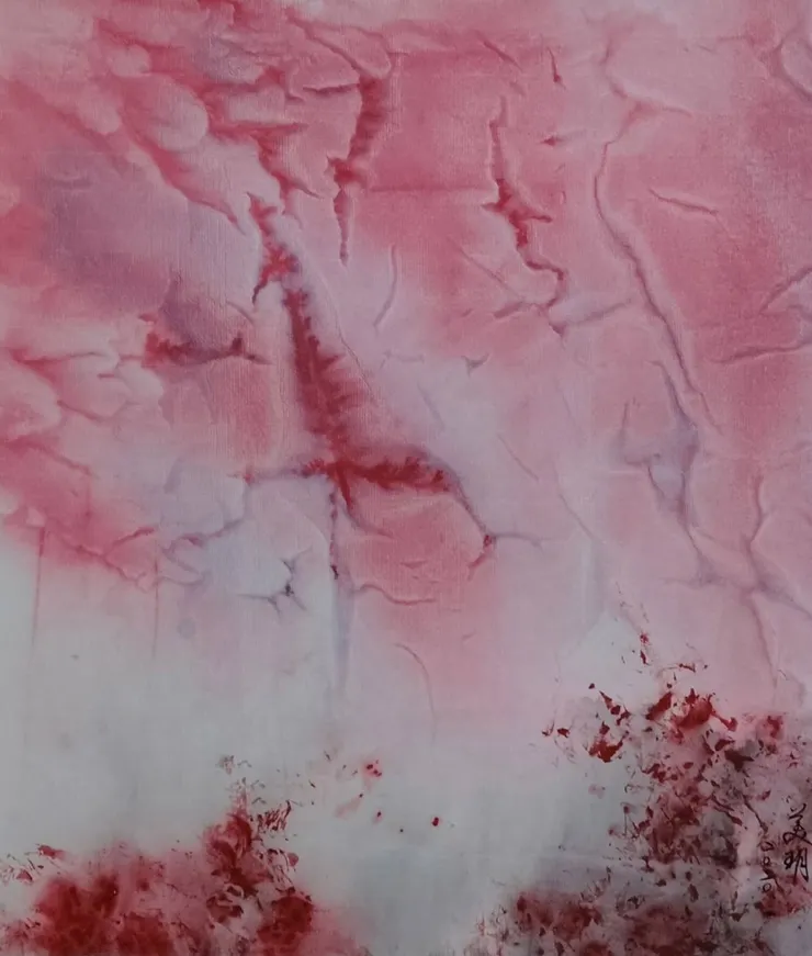 王美玥《無題》(宣紙)