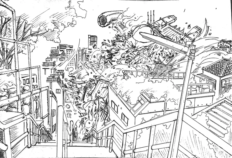 僅以搶救下來的圖檔之一,緬懷那段沉浸於手繪的時光。