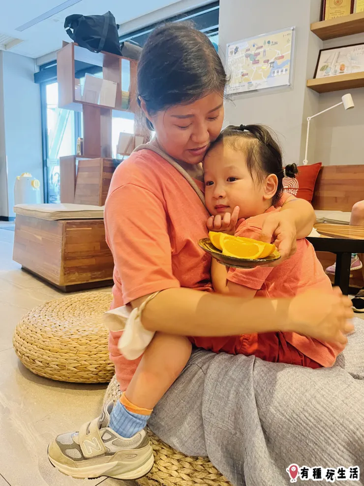 迎賓點心Ｘ嘟比娃娃讓孩子整個放鬆了