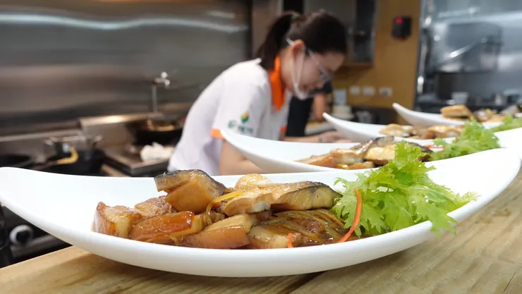 「朝虱目想魚乾味滷肉」鹹香濃郁,是讓人一碗接一碗的好滋味。