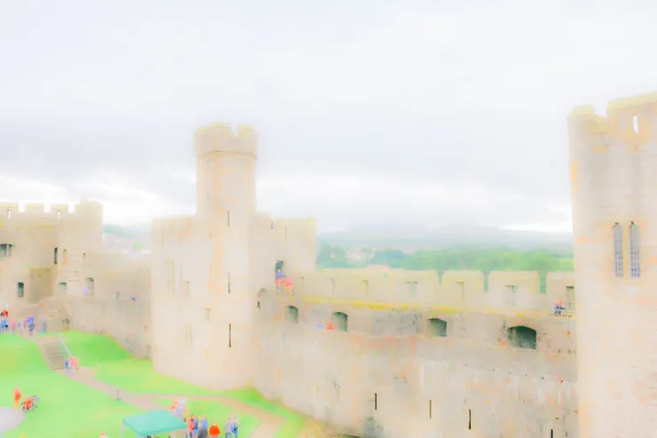 卡納芬城堡一景