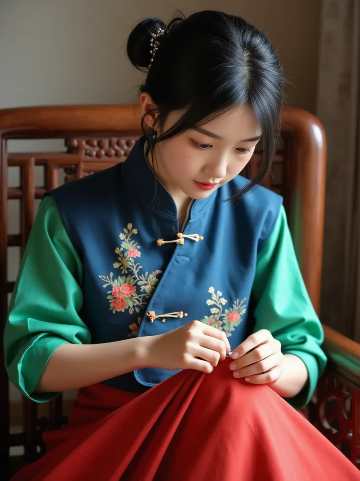 AI生成的少女裁縫師