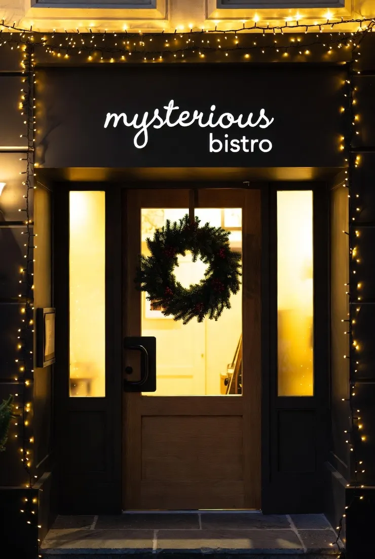 神秘餐酒館(以AI製作)