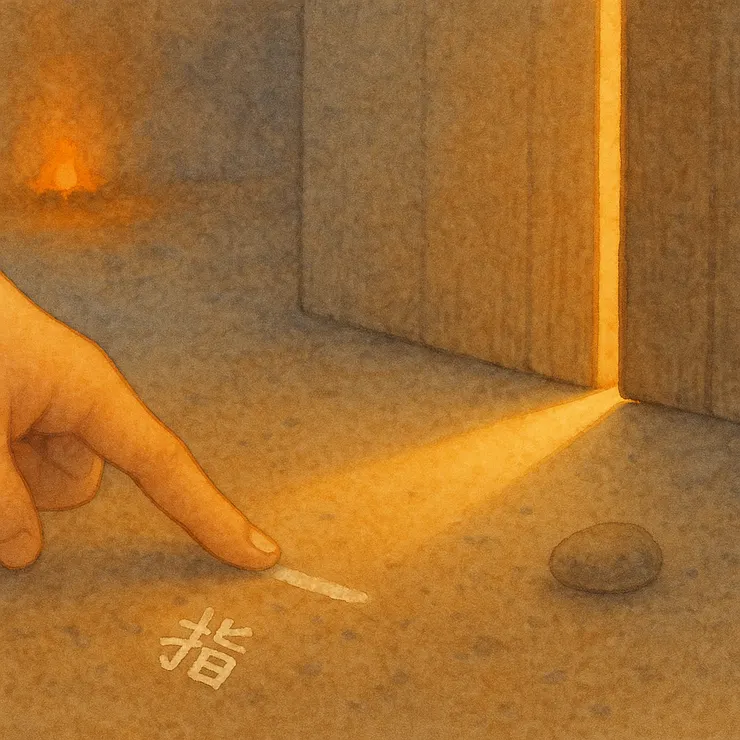 一指門縫，就是今晚的線