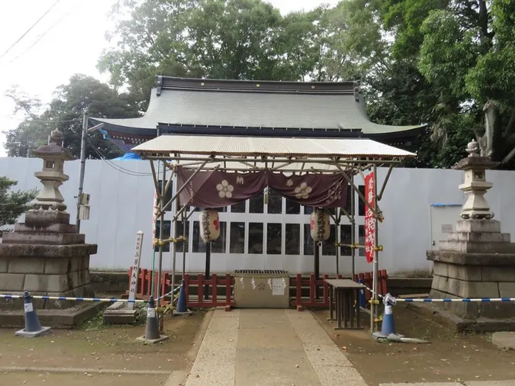 川越仙波日枝神社。