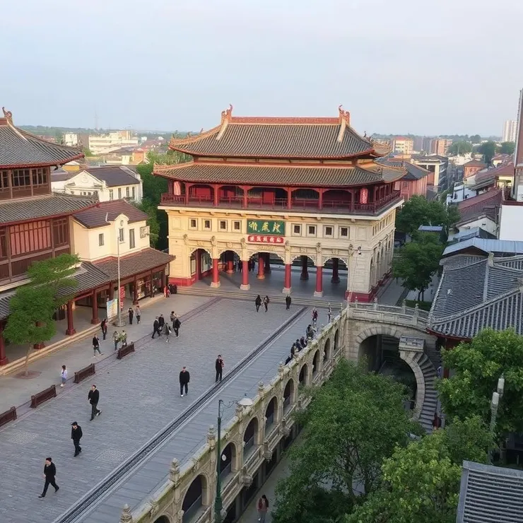 為紀念南明隆武帝興建的台北府南城門——隆武門