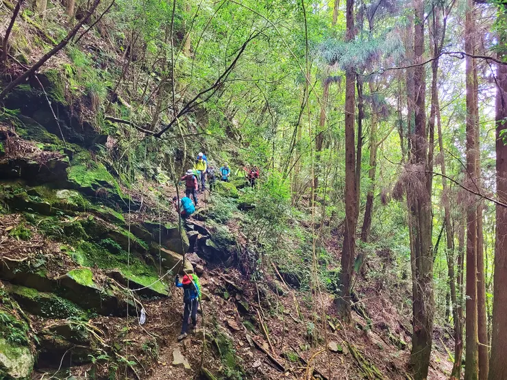 落差較大的崩塌