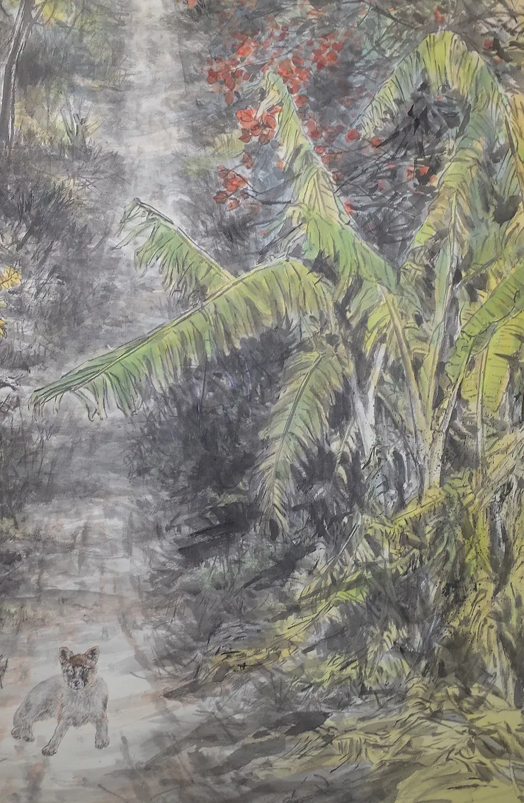 〈浯島秋韻〉局部－香蕉