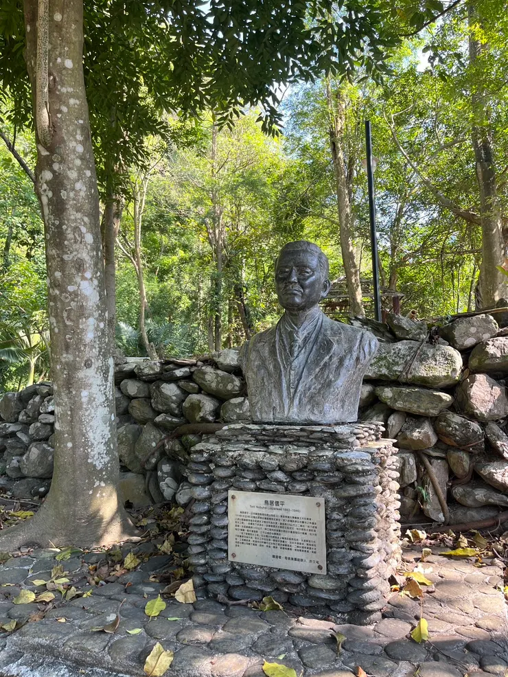 位於喜樂發發吾公園裡,鳥居信平的雕像