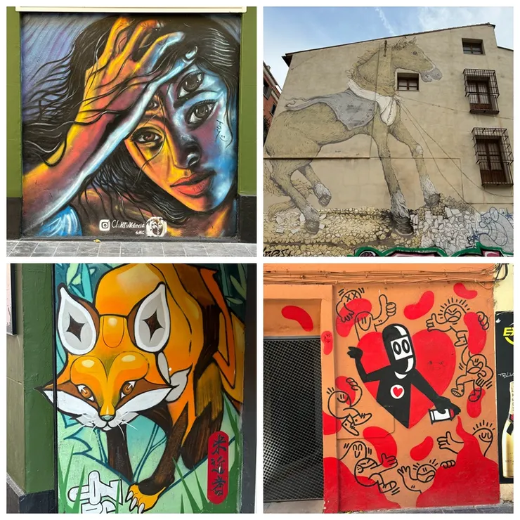 城內有非常多的壁畫