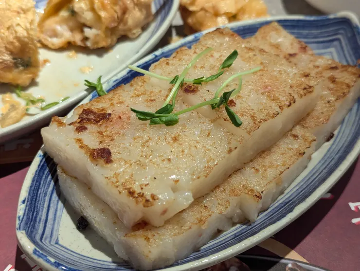 蘿蔔香氣十足的蘿蔔糕