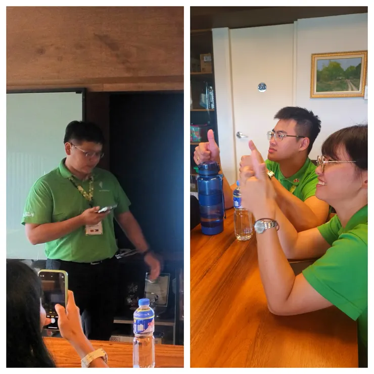 大家鼓勵上至簡報