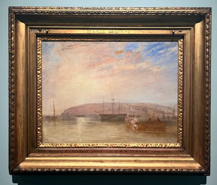 《駛離東考斯岬角的船舶》