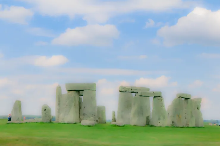 巨石陣(Stonehenge)一景