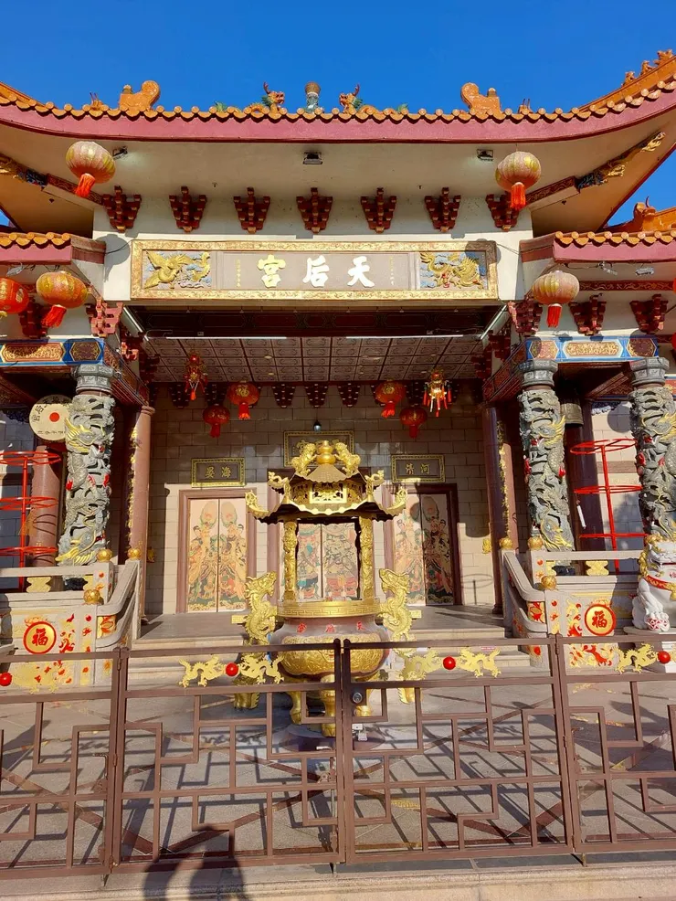 當地也有天后宮，但因為伍德去得比較晚，已經關起來了