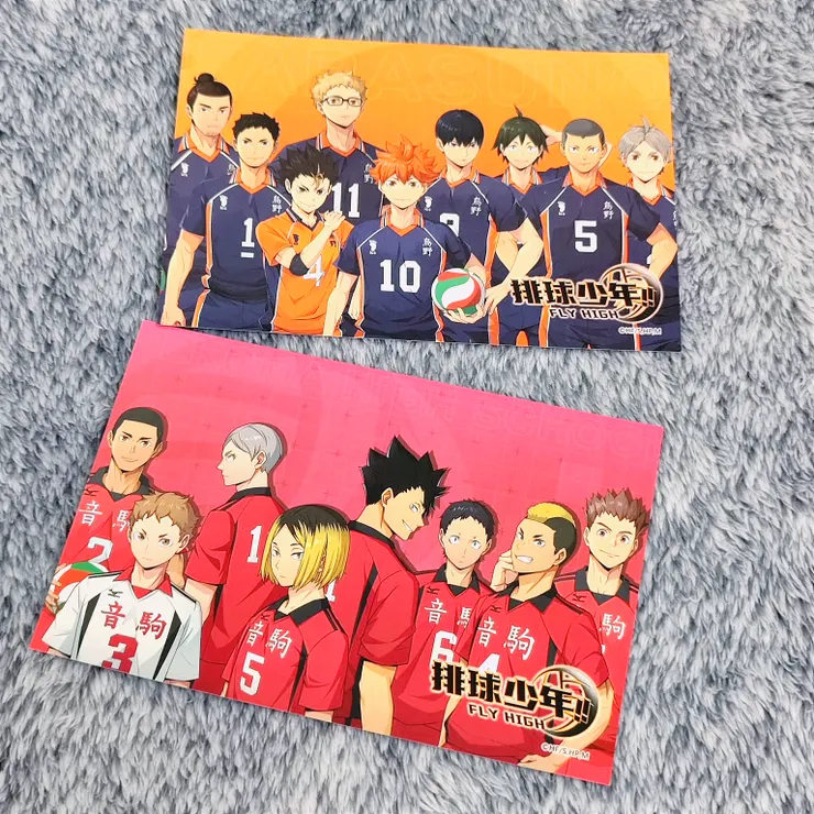 《排球少年!! FLY HIGH》手遊特典_烏野、音駒明信片