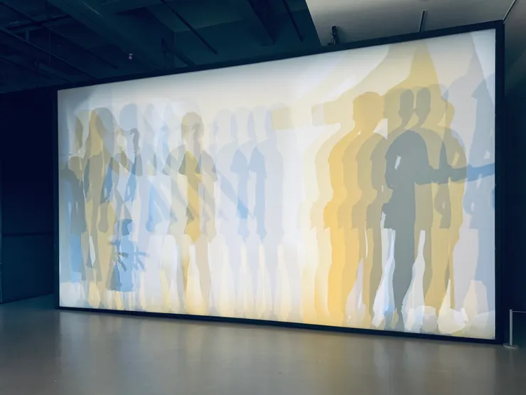 可以讓大家透過光影互動玩樂的展區