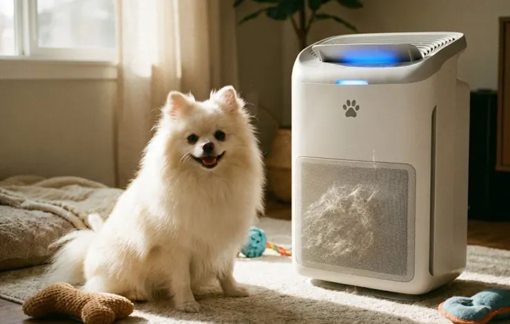 寵物空氣清淨機示意圖
