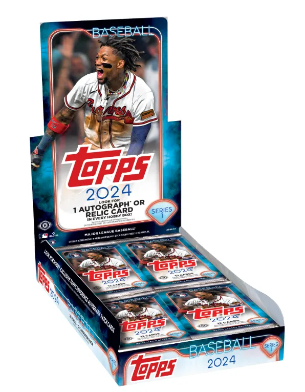 Topps Series 1 2024 Hobby Box-保障一簽或是一用品卡