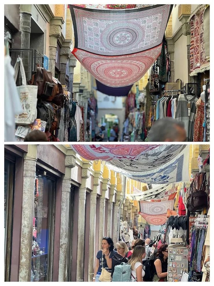 阿拉伯街像摩洛哥露天市場