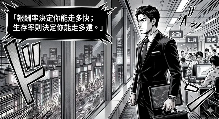 報酬率決定你能走多快; 生存率則決定你能走多遠。