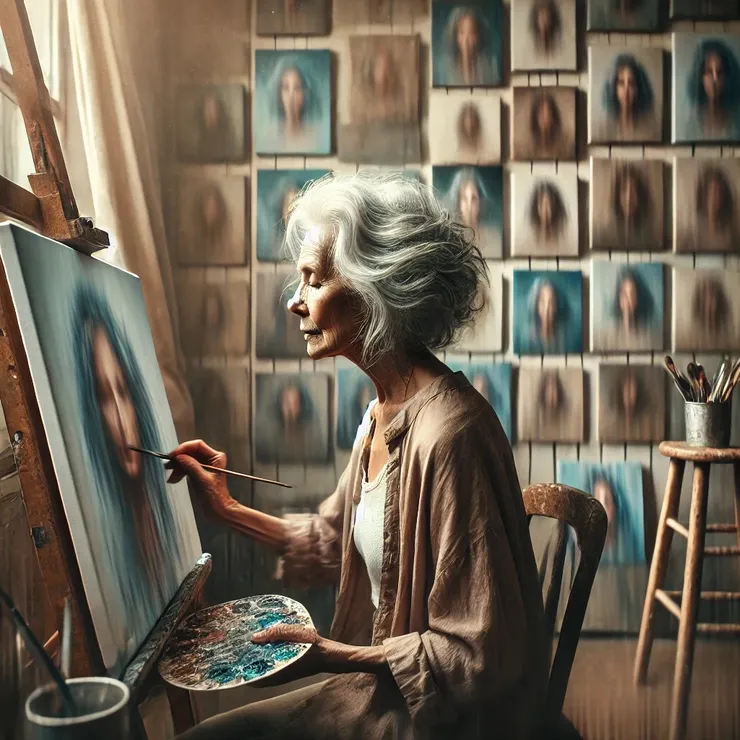 Each portrait she created was not just a depiction of a person, but a reflection of how they were remembered.