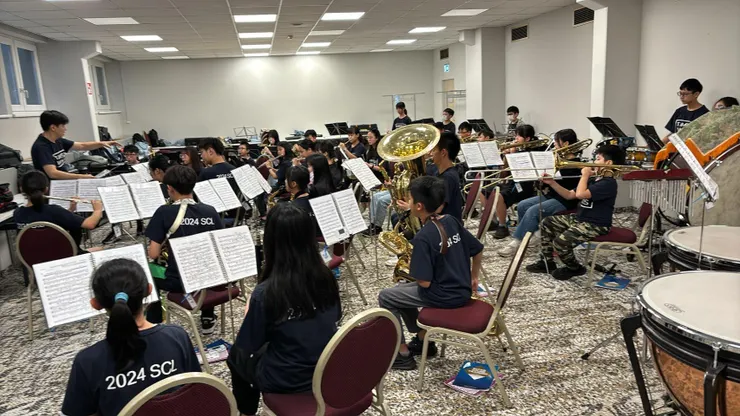 淡水愛樂青少年團於維也納團練中@Veinna,Austria .07 /2024.