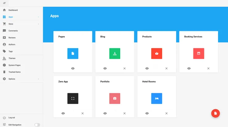 魔法網頁設計-網站後台介面