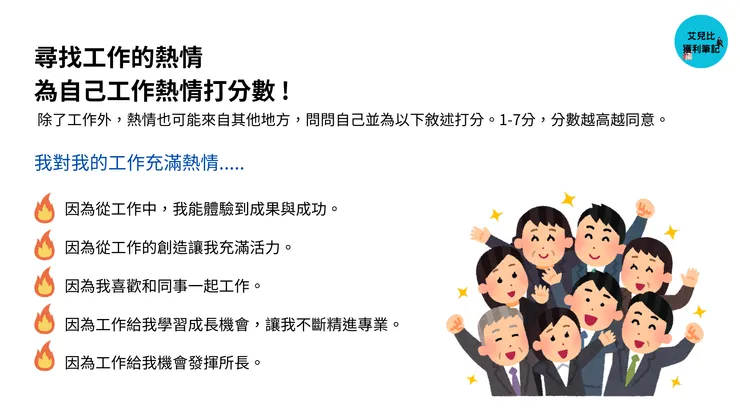 測驗工作熱情 (來源:高績效心智)