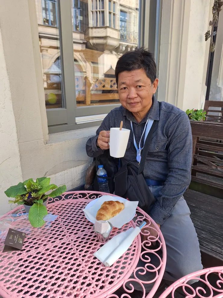 在(Chocolate House Nathalie Bonn)喝一杯熱巧克力