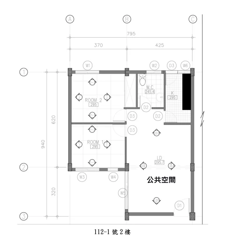 古厝進駐地點平面圖
